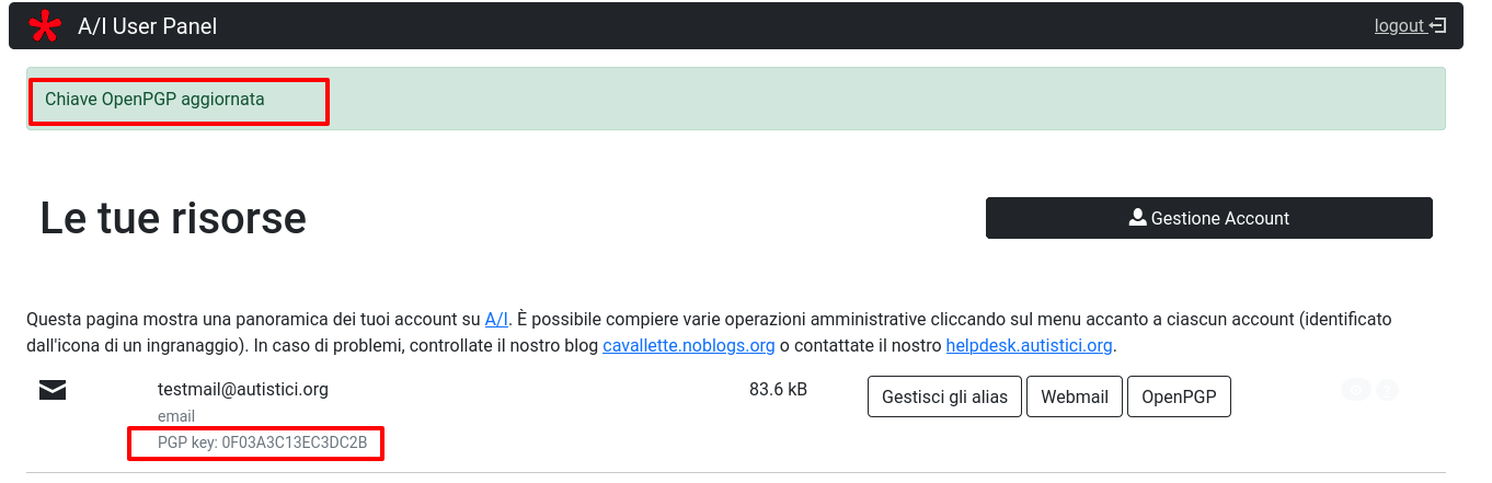 Verify that all is ok